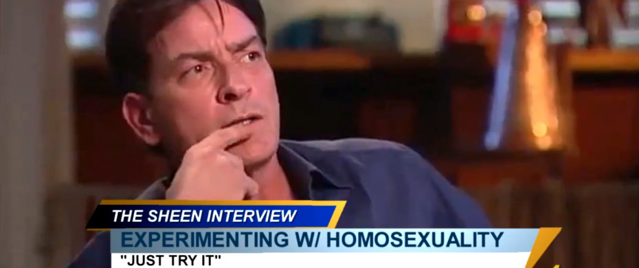 Interview with Charlie Sheen